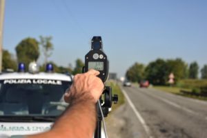 Police monitoring speed