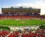 Panoramic view of football stadium