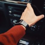 Person changing the radio