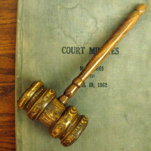 law book and gavel