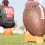 Football on field