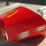Empty McDonalds fries box