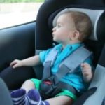 Baby in a car seat