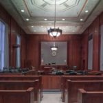 Empty courhouse
