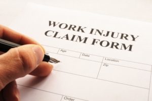 Work injury claim form