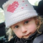 Little girl with winter hat