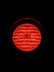 Red traffic light