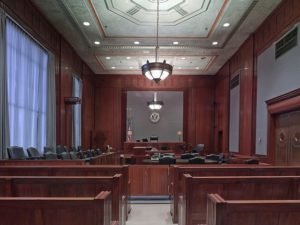 Empty court room