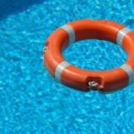 Lifesaver in a pool