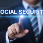 Man pointing to social security