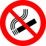 No Smoking sign
