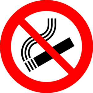 No Smoking sign