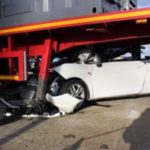 White car crash