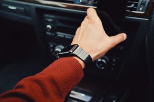 iWatch on wrist