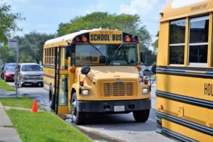 school buses, accident